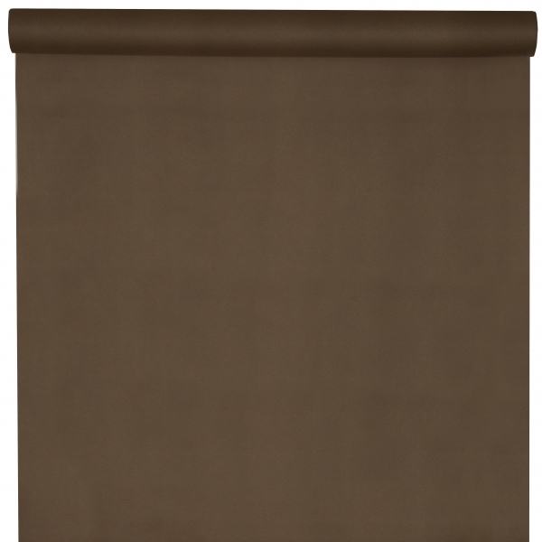 Décoration de table, nappe en intissé, 10 mètres, chocolat