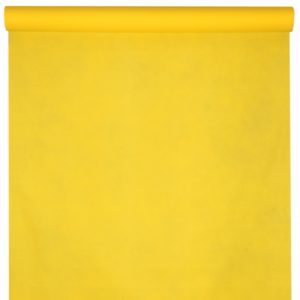 Décoration de table, nappe en intissé, 10 mètres, jaune