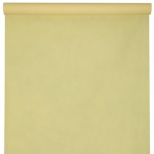 Décoration de table, nappe en intissé, 10 mètres, jaune clair
