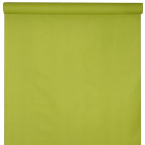Décoration de table, nappe en intissé, 10 mètres, kiwi