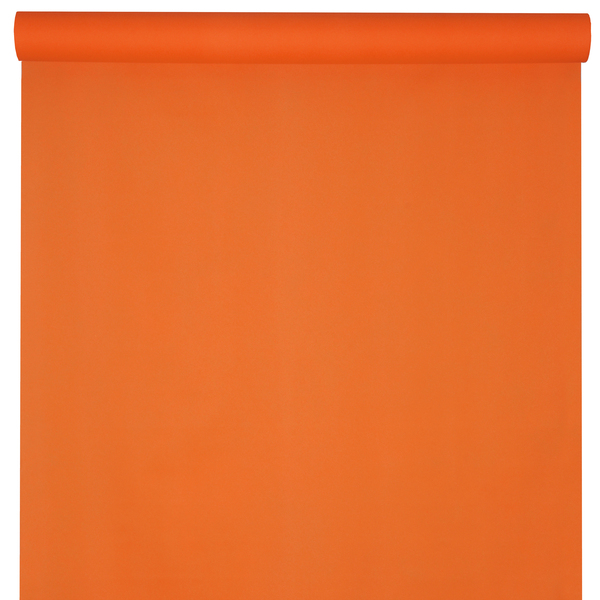 Décoration de table, nappe en intissé, 10 mètres, orange