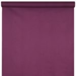 Décoration de table, nappe en intissé, 10 mètres, prune