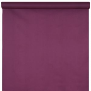 Décoration de table, nappe en intissé, 10 mètres, prune