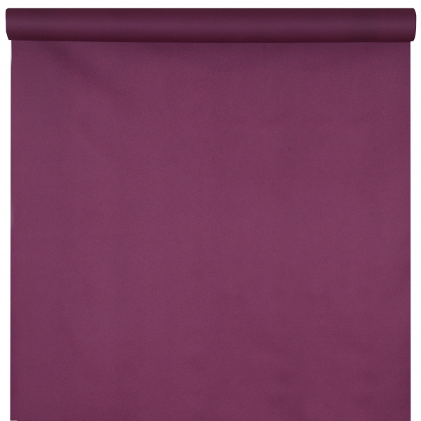 Décoration de table, nappe en intissé, 10 mètres, prune