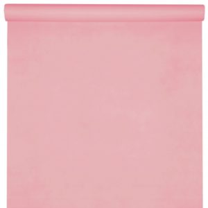 Décoration de table, nappe en intissé, 10 mètres, rose