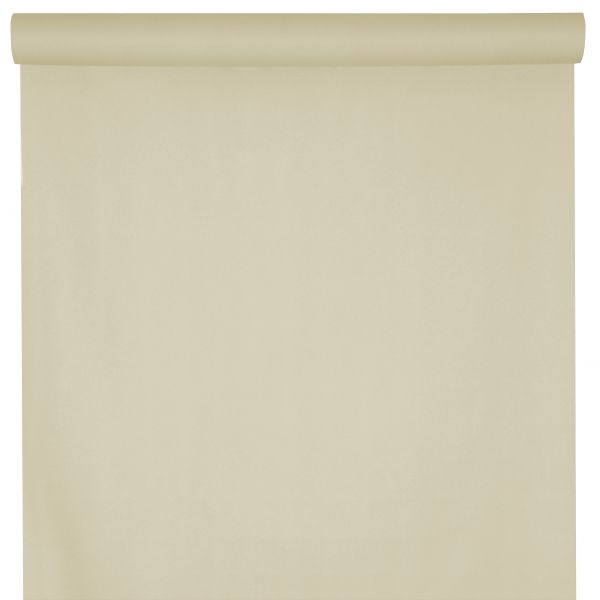 Décoration de table, nappe en intissé, 20 m, sable
