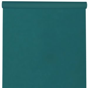 Décoration de table, nappe en intissé, 25 m, bleu canard