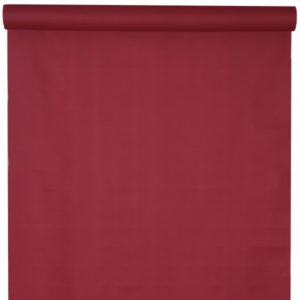 Décoration de table, nappe en intissé, 25 m, bordeaux