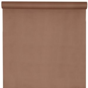Décoration de table, nappe en intissé, 25 m, bronze