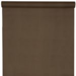 Décoration de table, nappe en intissé, 25 m, chocolat