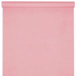 Décoration de table, nappe en intissé, 25 m, rose