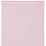 Décoration de table, nappe en intissé, 25 m, rose clair