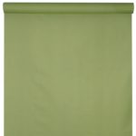 Décoration de table, nappe en intissé, 25 m, vert olive