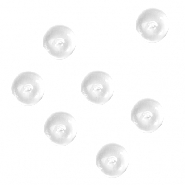 Décoration de table, perle de pluie, blanche