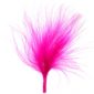 Décoration de table, plume, fuchsia