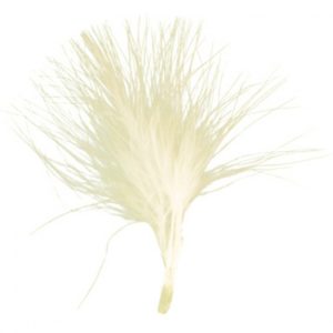 Décoration de table, plume, ivoire