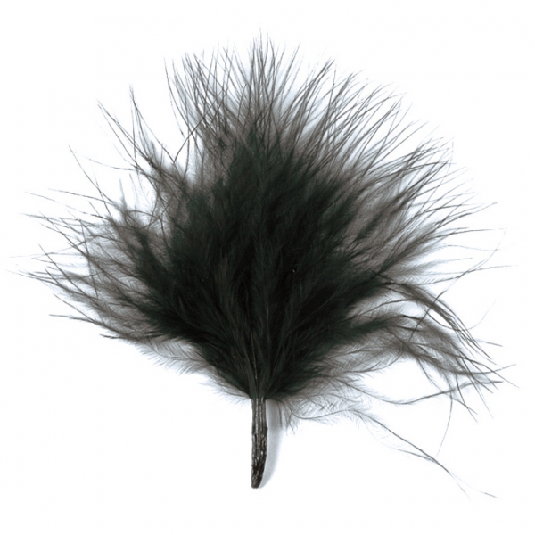 Décoration de table, plume, noir