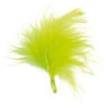 Décoration de table, plume, vert anis