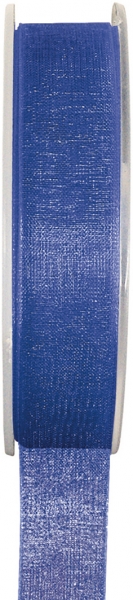 Décoration de table, ruban, 7 mm, bleu roi