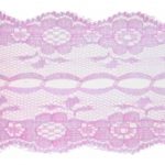 Décoration de table, ruban, dentelle, 3 m, rose