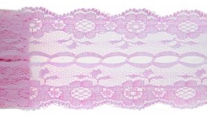 Décoration de table, ruban, dentelle, 3 m, rose