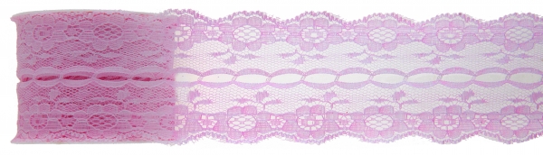 Décoration de table, ruban, dentelle, 3 m, rose