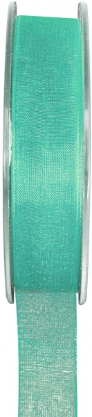 Décoration de table, ruban, 25 mm, menthe