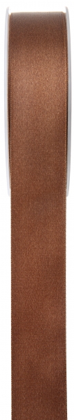 Décoration de table, ruban, satin, 6mm, chocolat