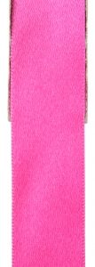Décoration de table, ruban, satin, 6mm, fuchsia