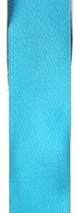 Décoration de table, ruban, satin, 6mm, turquoise