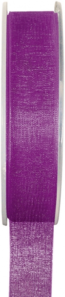 Décoration de table, ruban, 7 mm, violet