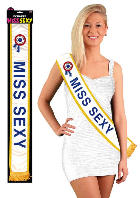 Humoristique, écharpe, miss sexy