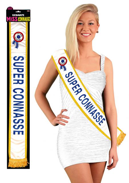 Humoristique, écharpe, super connasse
