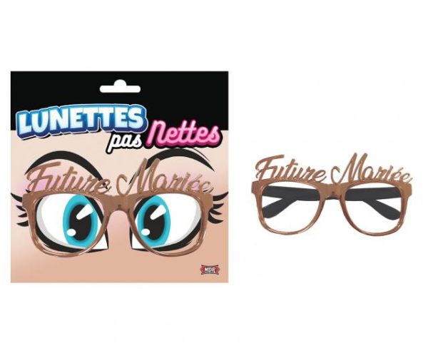 Humoristique, lunettes, métallisés, futur marié