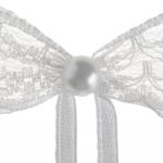 Occasions spéciales, mariage, nœud en dentelle, blanc