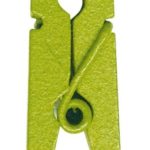 Décoration de table, mini pince, vert anis