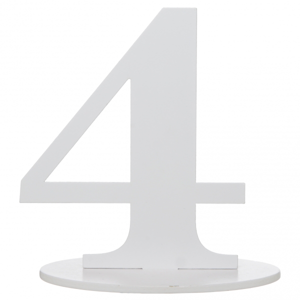 Occasions spéciales, marque table, blanc, 4