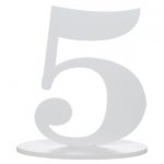 Occasions spéciales, marque table, blanc, 5