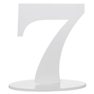 Occasions spéciales, marque table, blanc, 7