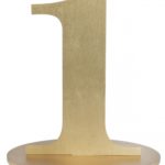 Occasions spéciales, marque table, doré, 1