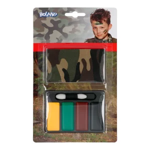 Accessoires de fêtes, kit maquillage, soldat