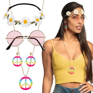 Accessoire de fête, set accessoire, hippie