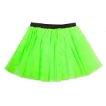 Accessoires de fêtes, tutu, vert fluo