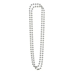 Accessoires de fêtes, bijoux, collier, argent