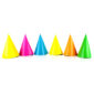 Accessoires de fêtes, chapeaux, pointus, fluo