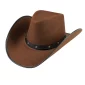 Accessoires de fêtes, chapeaux, wichita, brun