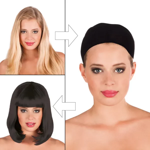 Accessoires de fêtes, filet à cheveux, noir