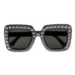Accessoires de fêtes, lunettes, blingbling noir