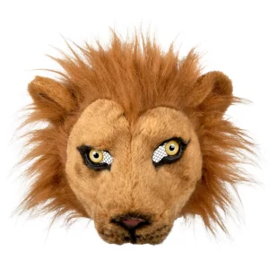 Accessoires de fêtes, lunettes, demi masque, lion