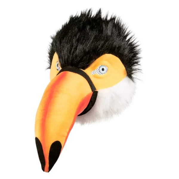 Accessoires de fêtes, lunettes, demi masque, toucan